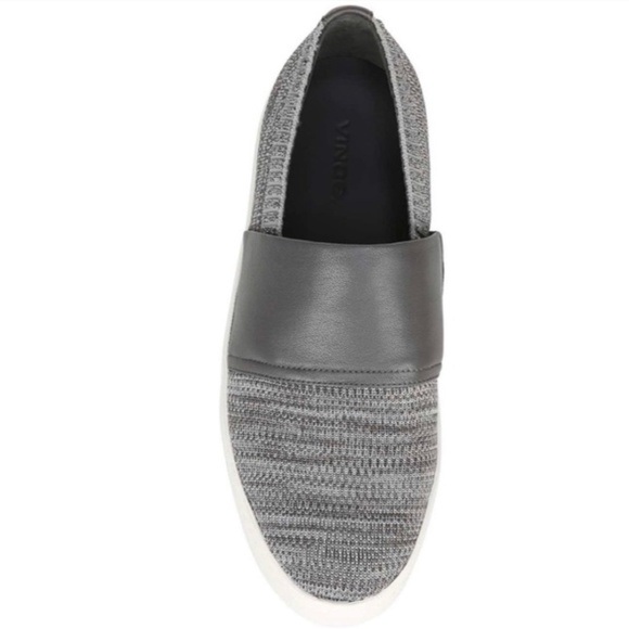 NIB $225 Vince Ward Knit Slip-On Platform Sneaker in Grey - size 6.5! - Picture 6 of 8